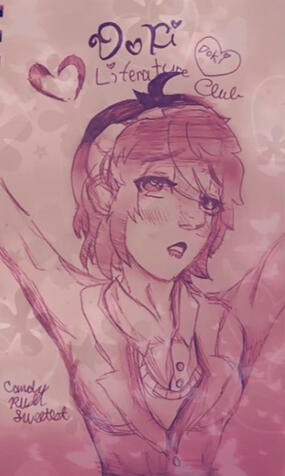 『 A Strangling Love~ 』(Sayori Fanart)